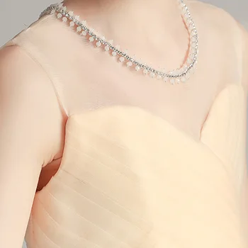 Karstā pārdošanas sarkana tilla princess puse dzimšanas dienas tērpi zelta mežģīņu aplikācijas pie pleca puķu meitene kleitas, lai kāzas lēti līnijas pirkt \ Kāzu Kleita ~ www.xenydancestudio.lv 11