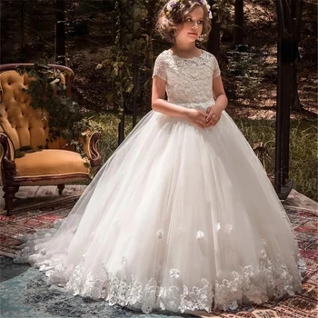 Pasūtījuma ilgi princese varavīksnes toddler balles kleitas ilgi puķu meitene kāzu kleitas puķu meitene kleitas 2021 pirkt \ Kāzu Kleita ~ www.xenydancestudio.lv 11