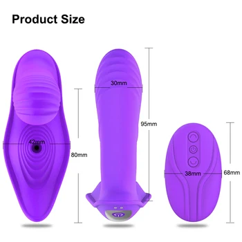 Apsildāmi Valkājamas Vibrators Seksa Rotaļlietas Sievietēm Pieaugušo G Spot Klitora Sūcējs Stimulators ar Bezvadu Tālvadības Biksītes Vibrators