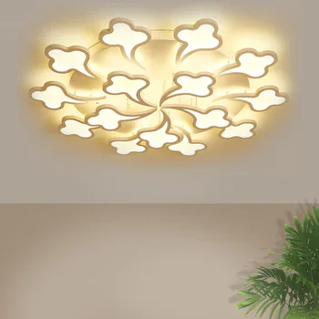 Guļamistaba Atmosfēru Radošas Silts Akrila Sadzīves Griestu Lampas, Dzīvojamās Istabas Lampas Vienkāršu, Modernu Led Lampas modernās Gultas Alumīnija