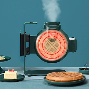 Tirdzniecības pagriezt vafeļu maker mašīna non-stick sviestmaižu tosteris dzelzs maizes grauzdiņš brokastis mašīna vafeļu pankūku cepšanas plāksnes pirkt \ Virtuves Iekārtas ~ www.xenydancestudio.lv 11