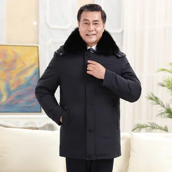 Vīriešu 2021 ziemas kokvilnas vīriešu korejiešu versiju jaunatnes gadījuma savvaļas sabiezējums uz leju kokvilnas apģērbs kapuci mētelis tendence pirkt \ Jakas & Mēteļi ~ www.xenydancestudio.lv 11