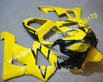 CBR900 929RR CBR929 00 01 Ķermeņa Komplekts Honda CBR929RR 2000 2001 Black & Yellow Motociklu Pārsegi (Injekcijas Molding)