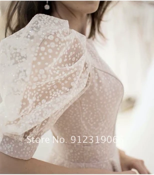 Sexy atklātu atpakaļ dziļu v veida kakla bumbu kleita kleita 2019 appliqued white plus lieluma saūda arābu dubaija līgavas kleita pasūtījuma pirkt \ Kāzas & Notikumi ~ www.xenydancestudio.lv 11