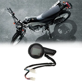 Motociklu Odometra Spidometra Rādītājs km / h , LCD Digitālo Displeju, lai YAMAHA Tricker XG250 XG 250