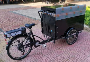 Pieaugušo Kravas Tricikls Ielu Tirdzniecības Augļu Uzkodas, Ratiņi, Elektriskie saldējums Mobilo ēdināšanas Bike Pārdošanā