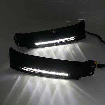 Auto LED Dienas Gaismas lukturi Toyota Tundra 2008 2009 2010 2011 2012 2013 Auto Dimming DRL Daylights Tālās gaismas Lukturi