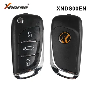 10pcs XHORSE 3 Pogas XNDS00EN Bezvadu Universālā Tālvadības Atslēgu VVDI Galvenais Instruments DS Stils XN002 2